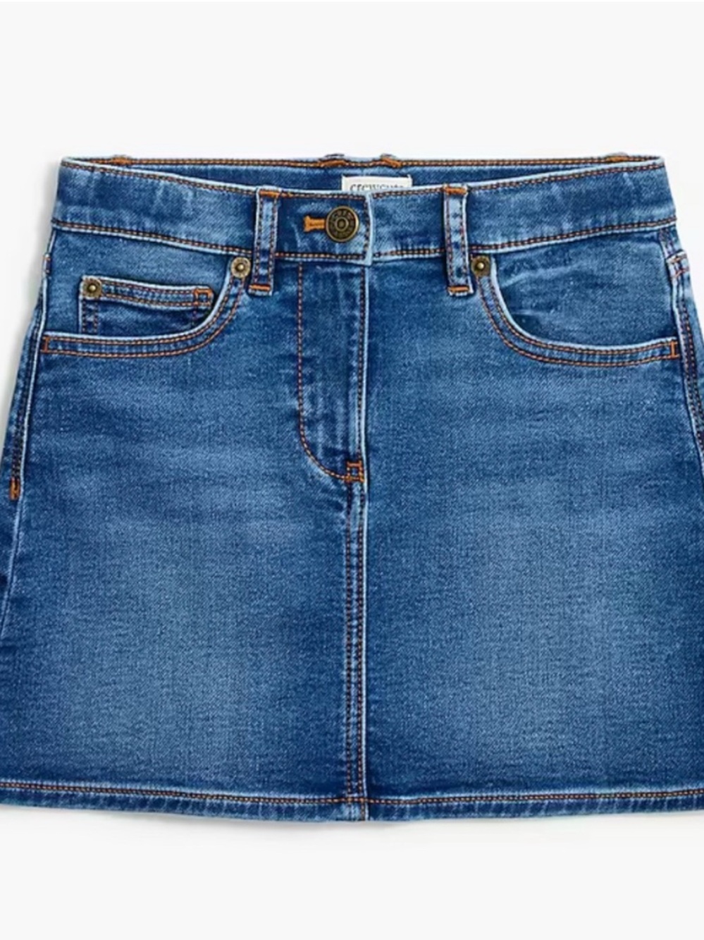 J Crew Crewcuts Denim Skirt, Size 7